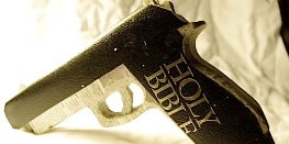 The Holy Bible (in the shape of a gun)
